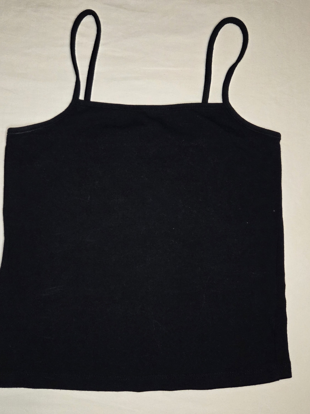 Wild Fable Black Spaghetti Strap Crop Tank Top